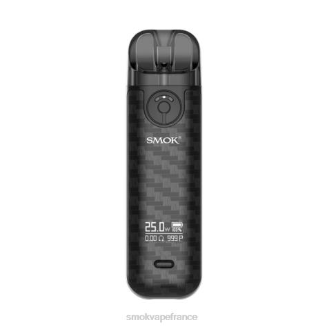 SMOK Vape France - SMOK NOVO 4 trousses fibre de carbone noire PT2HV231
