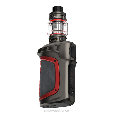 SMOK Vape Pen - SMOK MAG-18 trousse cuir gris rouge PT2HV70