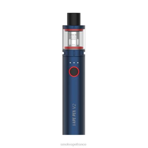 SMOK Vape Shop France - SMOK kit stylo vape v2 bleu PT2HV277